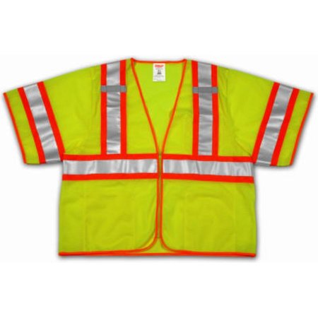 TINGLEY RUBBER L/Xl Yel/Grn Safe Vest V70332.L-XL